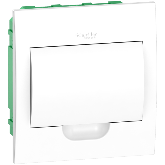 Schneider Electric EZ9E108P0F, Easy9, 8 Modül, Beyaz Opak Kapaklı, Halojen Free, Sıvaaltı Sigorta Kutusu, 222x252x97mm
