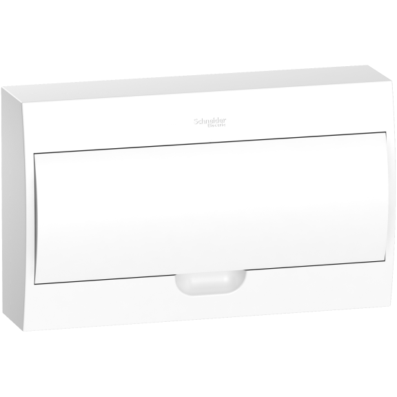 Schneider Electric EZ9E118P0S, Easy9, 18 Modül, Beyaz Opak Kapaklı, Halojen Free, Sıvaüstü Sigorta Kutusu, 376x228x102mm