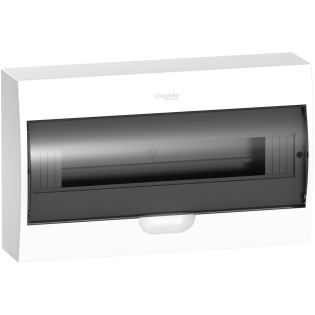 Schneider Electric EZ9E118S0S, Easy9, 18 Modül, Şeffaf Kapaklı, Halojen Free, Sıvaüstü Sigorta Kutusu, 376x228x102mm