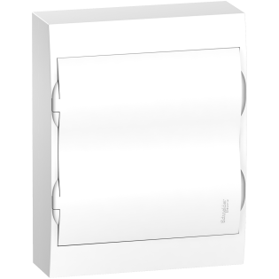 Schneider Electric EZ9E212P0S, Easy9, 24 Modül, 2 Sıralı, Beyaz Opak Kapaklı, Halojen Free, Sıvaüstü Sigorta Kutusu, 268x353x102mm