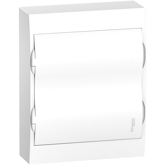 Schneider Electric EZ9E212P0S, Easy9, 24 Modül, 2 Sıralı, Beyaz Opak Kapaklı, Halojen Free, Sıvaüstü Sigorta Kutusu, 268x353x102mm