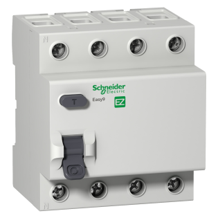 Schneider Electric EZ9R63425, Easy9, 25 Amper, 300mA, AC Tip, Kaçak Akım Koruma Rölesi, 4 Kutuplu (3 Faz+Nötr)