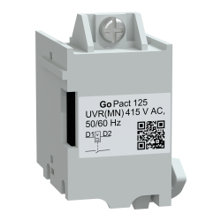 Schneider Electric G12UVR415AC, GoPact, G125 Kompakt Şalterler için MN Düşük Gerilim Bobini, 415 Volt AC