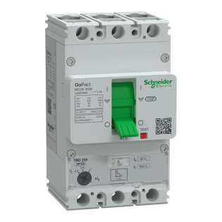 Schneider Electric G20B3A80, GoPact, 56-80 Amper, 3 Kutuplu, 25 kA, Kompakt Şalter, G200B, TM80D