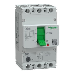 Schneider Electric G20F3A125, GoPact, 88-125 Amper, 3 Kutuplu, 36 kA, Kompakt Şalter, G200F, TM125D