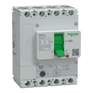 Schneider Electric G20F4A50, GoPact, 35-50 Amper, 4 Kutuplu, 36 kA, Kompakt Şalter, G200F, TM50D