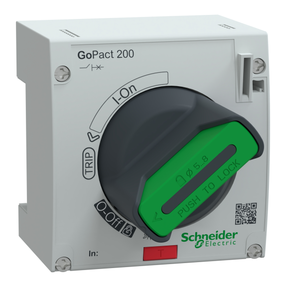 Schneider Electric G20ROTDS, GoPact, G200 Kompakt Şalterler için Uzatmalı Döner Kurma Kolu