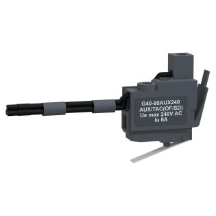 Schneider Electric G40-80AUX240, GoPact, G400-G800 Kompakt Şalterler için OF/SD Yardımcı Kontak, 1 K/A