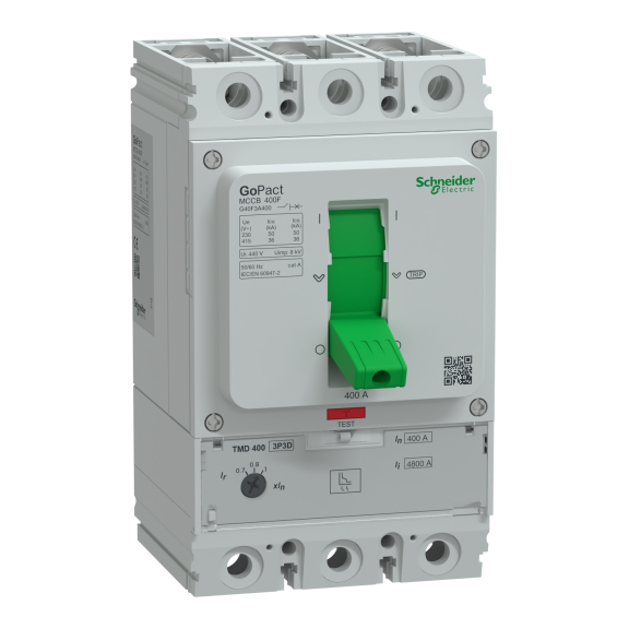 Schneider Electric G40F3A400, GoPact, 280-400 Amper, 3 Kutuplu, 36 kA, Kompakt Şalter, G400F, TM400D