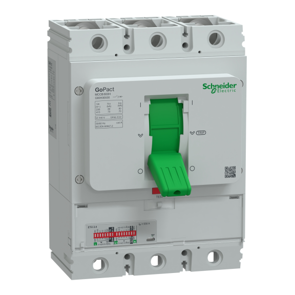 Schneider Electric G80H3E630, GoPact, 160-630 Amper, 3 Kutuplu, 70 kA, Kompakt Şalter, G800H, ETU630