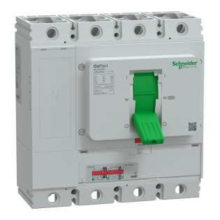 Schneider Electric G80H4E500, GoPact, 125-500 Amper, 4 Kutuplu, 70 kA, Kompakt Şalter, G800H, ETU500