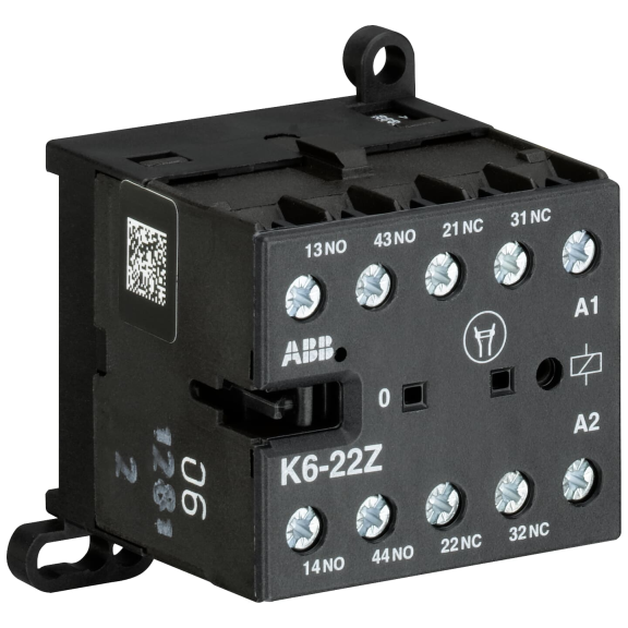 ABB GJH1211001R0222, K6 22 Z, 2NA+2NK, Mini Yardımcı Kontaktör, 42 Volt AC