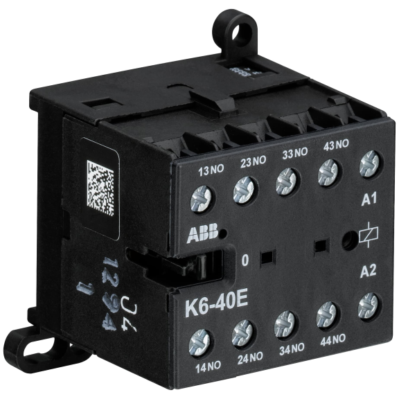 ABB GJH1211001R8400, K6 40 E, 4NA, Mini Yardımcı Kontaktör, 220-240 Volt AC