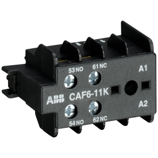 ABB GJL1201330R0001, CAF 6-11 K, K6-KC 6 Mini Yardımcı Kontatörler İçin Yardımcı Kontak Blok, 1NA+1NK