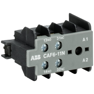 ABB GJL1201330R0004, CAF 6-11 N, B6-B7/01 Mini Kontatörler İçin Yardımcı Kontak Blok, 1NA+1NK