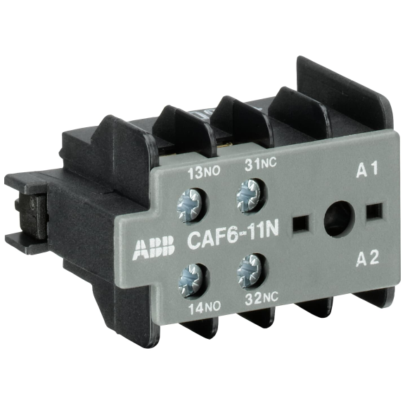ABB GJL1201330R0004, CAF 6-11 N, B6-B7/01 Mini Kontatörler İçin Yardımcı Kontak Blok, 1NA+1NK