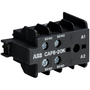 ABB GJL1201330R0005, CAF 6-20 K, K6-KC 6 Mini Yardımcı Kontatörler İçin Yardımcı Kontak Blok, 2NA