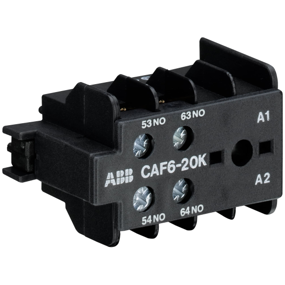 ABB GJL1201330R0005, CAF 6-20 K, K6-KC 6 Mini Yardımcı Kontatörler İçin Yardımcı Kontak Blok, 2NA