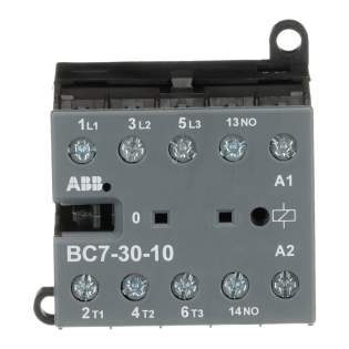 ABB GJL1313001R1106, BC7-30-10, 12 Amper, 5.5 kW, 3 Kutuplu, Mini Kontaktör, 48 Volt DC, 1NA