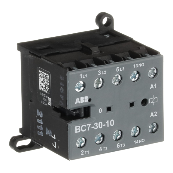 ABB GJL1313001R1106, BC7-30-10, 12 Amper, 5.5 kW, 3 Kutuplu, Mini Kontaktör, 48 Volt DC, 1NA