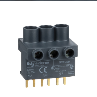 Schneider Electric GV1G09, TeSys Deca, GV2 için Besleme Barası Girişi, Üst Montaj