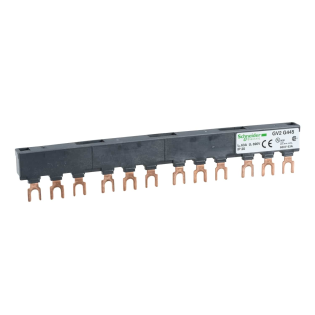 Schneider Electric GV2G445, TeSys Deca, 4 Adet GV2 için Besleme Barası, 63 Amper, 45 mm
