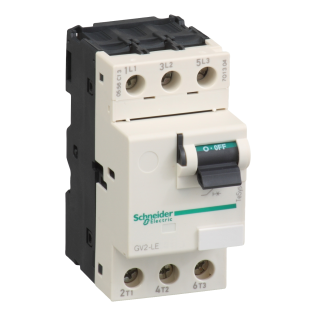 Schneider Electric GV2LE10, TeSys Deca, 6.3 Amper, 2.2 kW, Motor Koruma Şalteri, 100 kA