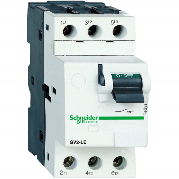 Schneider Electric GV2LE14, TeSys Deca, 10 Amper, 4 kW, Motor Koruma Şalteri, 100 kA