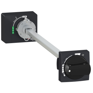 Schneider Electric GV4APN01, TeSys Deca, GV4 Motor Koruma Şalterleri için Uzatmalı Döner Kurma, Siyah, IP54