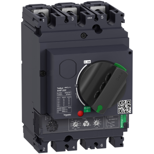 Schneider Electric GV5P220F, TeSys Giga, 100-220 Amper, 90-110 kW, Motor Koruma Şalteri, 36 kA