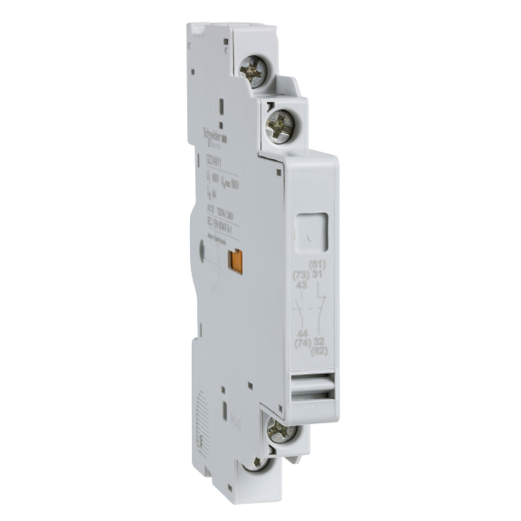 Schneider Electric GZ1AN11, EasyPact TVS, GZ1E Motor Koruma Şalterleri için Yardımcı Kontak Blok, 1NA+1NK