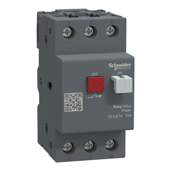 Schneider Electric GZ1LE14, EasyPact TVS, 10 Amper, 4 kW, Motor Koruma Şalteri, 100 kA