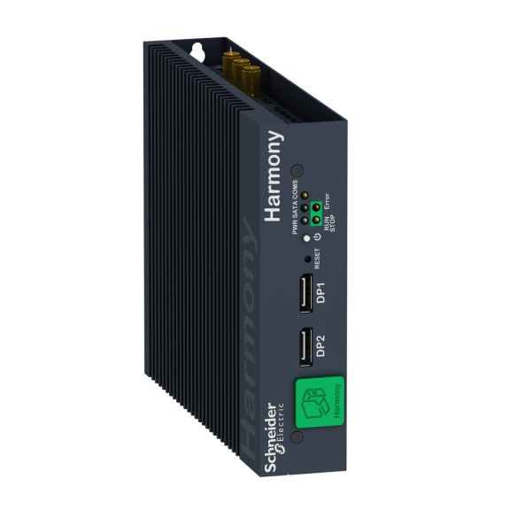Schneider Electric HMIBMOMA5DD1E01, Harmony iPC, IIoT Edge Box PC, Node-Red Yüklü, TPM, Win 10 IoT Enterprise, Intel Atom E3930 Dual Core 1.8 GH İşlemci, 64GB SSD