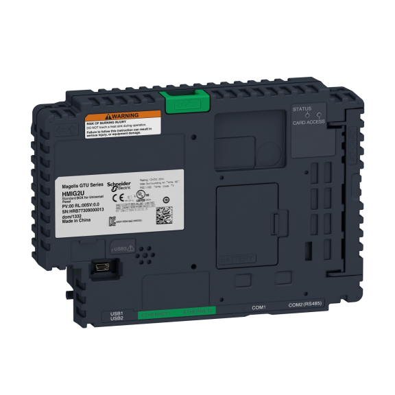 Schneider Electric HMIG2U, Harmony GTU, Dokunmatik Operatör Panelleri için Real Time İşlemci, Standart Box, 256 MB Ram
