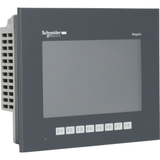 Schneider Electric HMIGTO3510, Harmony GTO, 7" Dokunmatik Operatör Paneli(HMI), WVGA 800x480px, 65K Renk, 96 MB, 8 Fonksiyon Butonu, 2 Port COM, 2 Port USB, 1 Port Ethernet