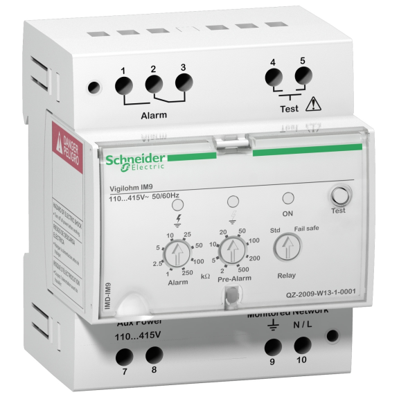 Schneider Electric IMD-IM9-OL, Vigilohm, Yalıtım İzleme Rölesi, 110-415 Volt AC, OFF-Line