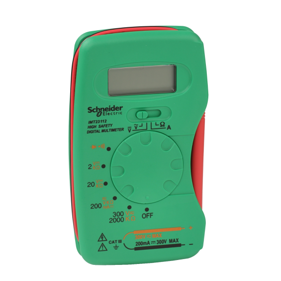Schneider Electric IMT23112, Thorsman, Kompakt Dijital Multimetre Cat III 300V