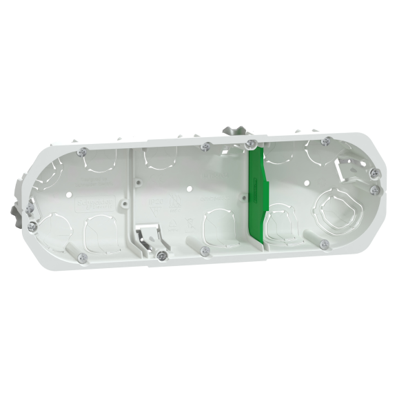 Schneider Electric IMT35934, Unica, Multifix Sıva Altı Montaj Kasası, 8 Modül, 67x40mm