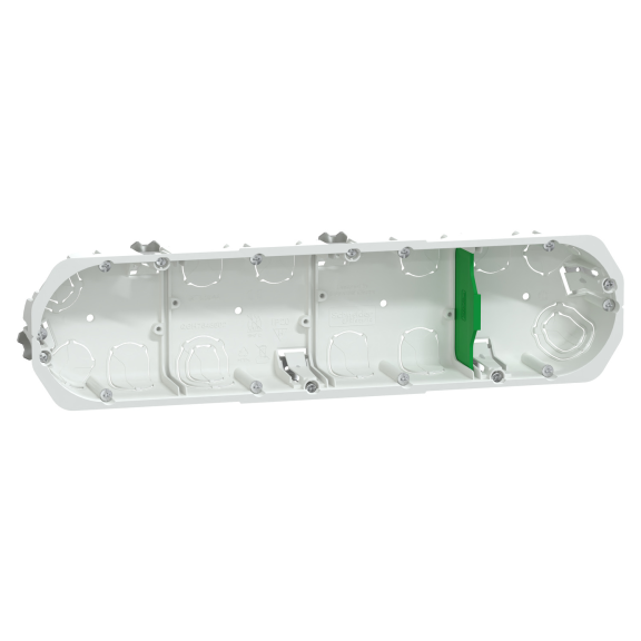 Schneider Electric IMT35944, Unica, Multifix Sıva Altı Montaj Kasası, 10 Modül, 67x40mm