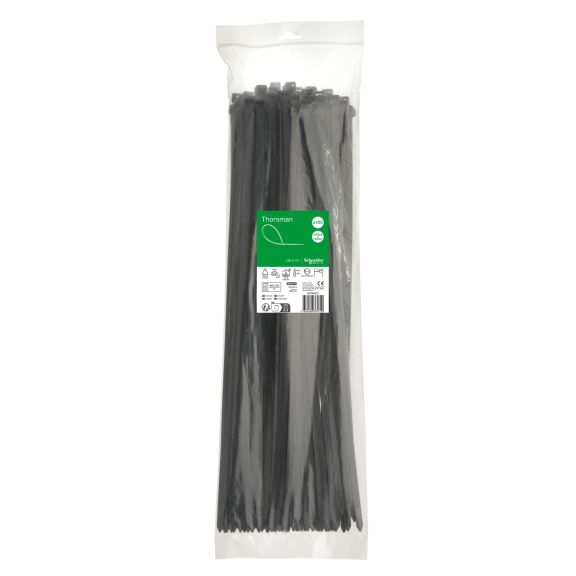 Schneider Electric IMT46427, Thorsman, 550x8.8mm, Şeffaf, Kablo Bağı, 100 Adet