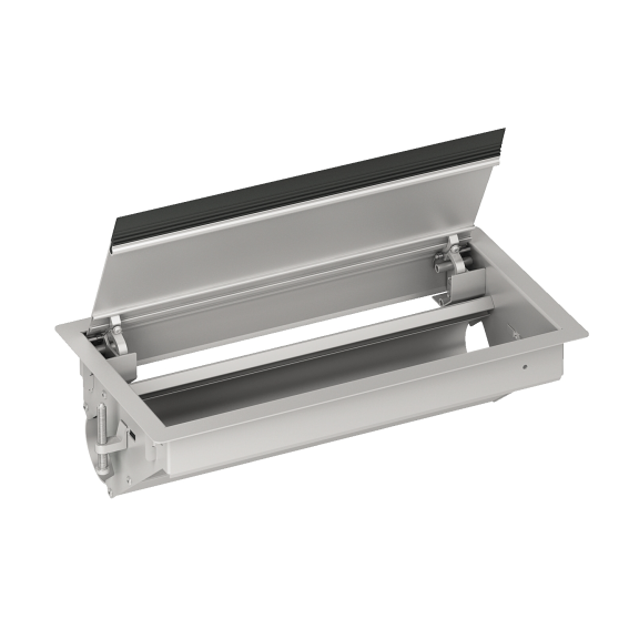 Schneider Electric ISM20410, OptiLine 45, Flip-Up Masaüstü Servis Kutusu, Boş, 6 Modül
