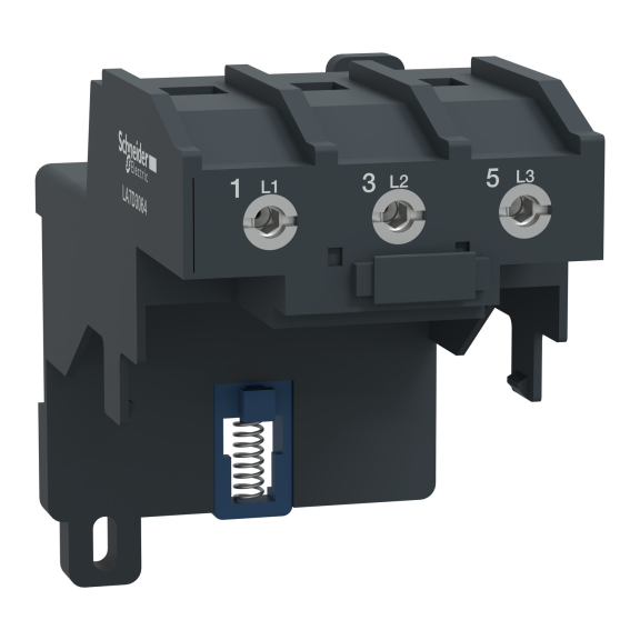Schneider Electric LA7D3064, TeSys Deca, LRD325-D365 Termik Rölelerin Ray Montajı için Klemens Bloğu