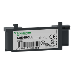 Schneider Electric LAD4RCU, TeSys Deca, LC1D09-D38 Kontatörler İçin RC Filtre, 110-240 Volt AC
