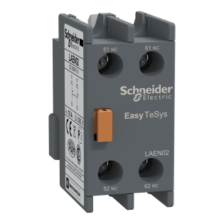 Schneider Electric LAEN02, EasyPact TVS, Kontatörler İçin Yardımcı Kontak Blok, 2NK