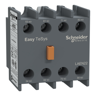 Schneider Electric LAEN22, EasyPact TVS, Kontatörler İçin Yardımcı Kontak Blok, 2NA+2NK