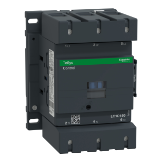 Schneider Electric LC1D150F7, TeSys Deca, 150 Amper, 75 kW, 3 Kutuplu, Kontaktör, 110 Volt AC, 1NA+1NK