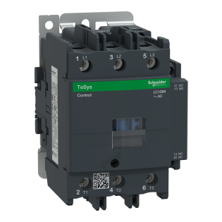 Schneider Electric LC1D80V7, TeSys Deca, 80 Amper, 37 kW, 3 Kutuplu, Kontaktör, 400 Volt AC, 1NA+1NK