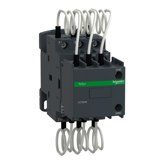 Schneider Electric LC1DMKM7, TeSys Deca, 25 kVar, Kompanzasyon Kontaktörü, 220 Volt AC, 1NA+1NK