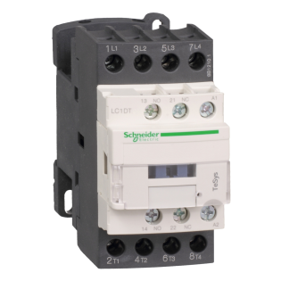 Schneider Electric LC1DT32FD, TeSys Deca, 32 Amper, 4 Kutuplu, Kontaktör, 110 Volt DC, 1NA+1NK