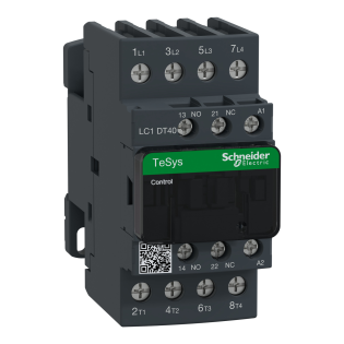 Schneider Electric LC1DT40F7, TeSys Deca, 40 Amper, 4 Kutuplu, Kontaktör, 110 Volt AC, 1NA+1NK